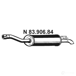 Задний глушитель EBERSPACHER 89822 37R 83 8390684 4030813158915