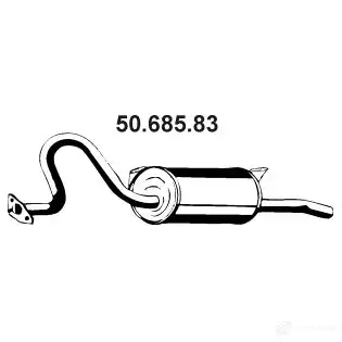 Задний глушитель EBERSPACHER FEM0OP F 89367 5068583 4030813121452