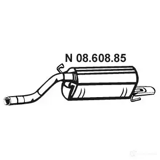 Задний глушитель EBERSPACHER 0860885 4030813152630 LM CXX 83003