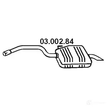 Задний глушитель EBERSPACHER 81214 G7 2I1 0300284 4030813421804