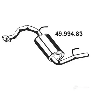 Задний глушитель EBERSPACHER KYTL 6L 4030813120233 89146 4999483