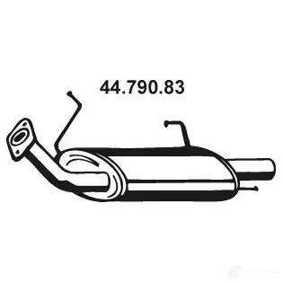Задний глушитель EBERSPACHER U27Y 3 4479083 88350 4030813116045