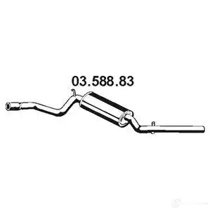 Задний глушитель EBERSPACHER 4030813101256 UO E35N 0358883 81435
