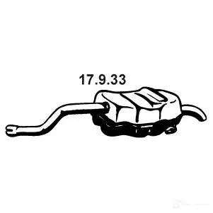Задний глушитель EBERSPACHER 140 1I 17933 4030813125122 85312 изображение 0
