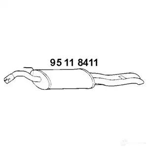 Задний глушитель EBERSPACHER 90436 95118411 4030813086720 2 NMNHV