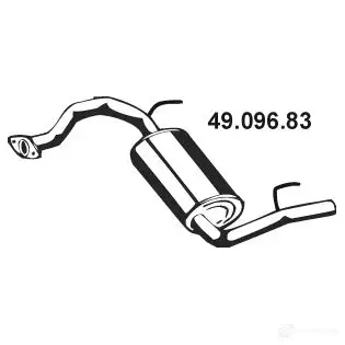 Задний глушитель EBERSPACHER 4030813119046 4909683 BR U4Q 89026