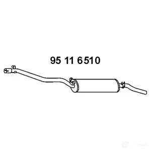 Задний глушитель EBERSPACHER 90295 95116510 C86 41JV 4030813084580