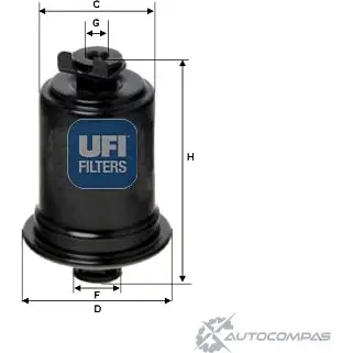 Топливный фильтр UFI 1338609 8003453155312 FL9 47 31.763.00 изображение 0