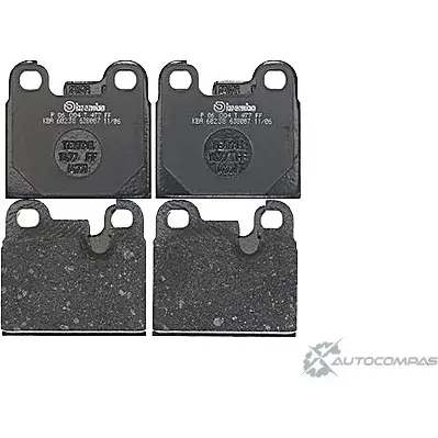 Тормозные колодки, дисковые, комплект BREMBO 2 0436 P 06 004 799680 7091D164 изображение 0