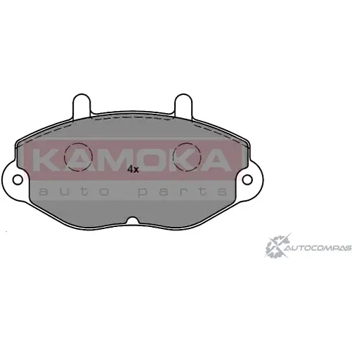 Тормозные колодки, дисковые, комплект KAMOKA 1BKI8 1011402 1653017 35SVSL A