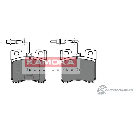 Тормозные колодки, дисковые, комплект KAMOKA 1653026 W3X8QD LROF BN 1011490 изображение 0
