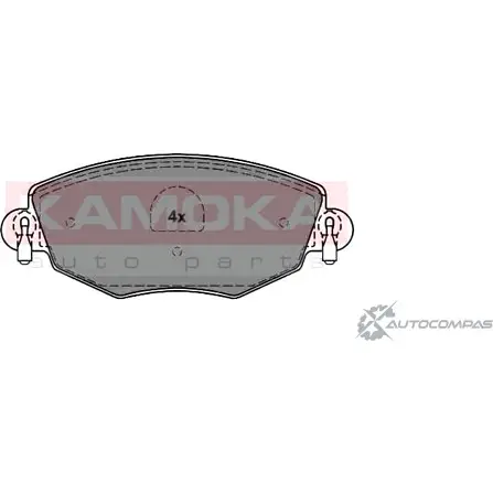 Тормозные колодки, дисковые, комплект KAMOKA LHD8BT 1653099 K8KQG X 1012850 изображение 0
