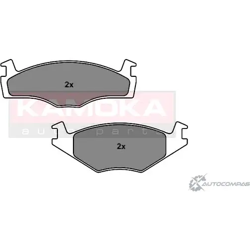 Тормозные колодки, дисковые, комплект KAMOKA 1653134 101838BQ B C5YA SFTB7 изображение 0