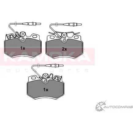 Тормозные колодки, дисковые, комплект KAMOKA 1653136 XKA GKFM 101868 ZYZDMG9 изображение 0