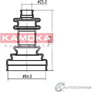 Пыльник шруса, ремкомплект KAMOKA 5C HY2 1654408 1146506 PJMXGO7 изображение 0