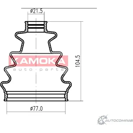 Пыльник шруса, ремкомплект KAMOKA 1146514 1654410 TR8UF 31JQ KT