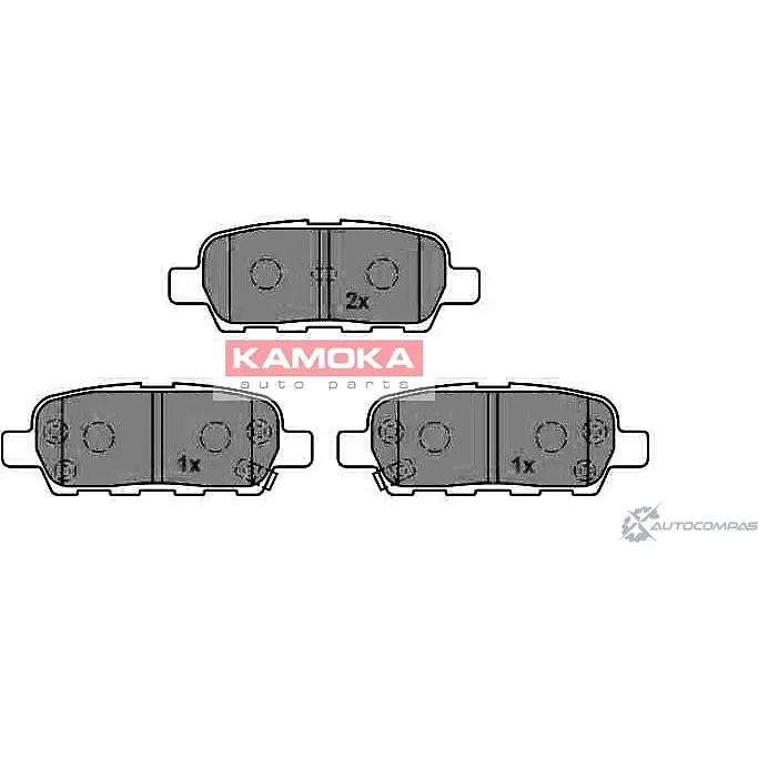 Тормозные колодки, дисковые, комплект KAMOKA JQ101101 24088 1661190 23 872 изображение 0