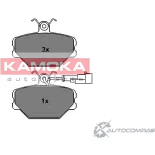 Тормозные колодки, дисковые, комплект KAMOKA JQ1011048B 21105 211 00 1661196 изображение 0