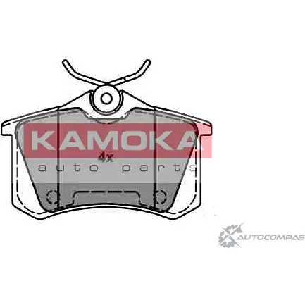 Тормозные колодки, дисковые, комплект KAMOKA 209 61 X4GZM 1661209 JQ101112 изображение 0