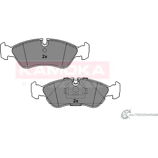 Тормозные колодки, дисковые, комплект KAMOKA 21201 1661217 JQ1011168 211 90 изображение 0
