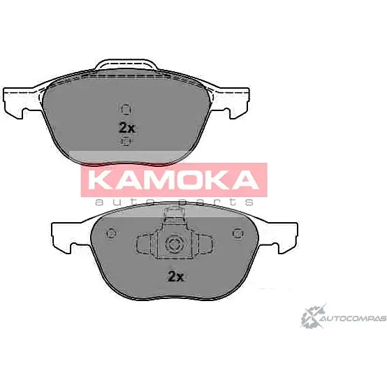 Тормозные колодки, дисковые, комплект KAMOKA JQ101143 Y4GJYGB 1661265 MC55H B изображение 0