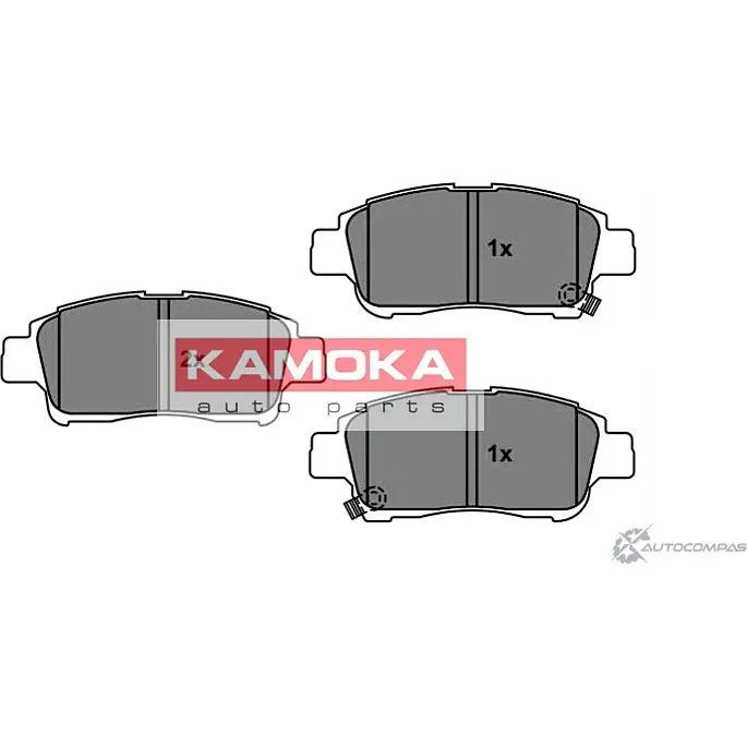 Тормозные колодки, дисковые, комплект KAMOKA JQ101159 V 2UM6X BTWEHDR 1661303 изображение 0