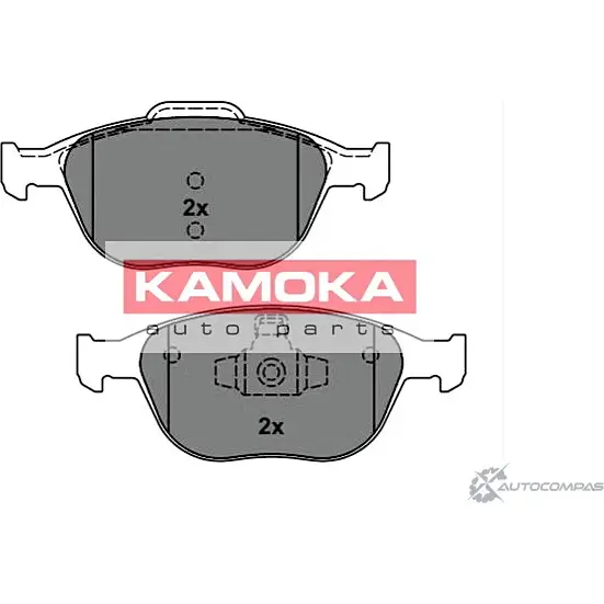 Тормозные колодки, дисковые, комплект KAMOKA 1661308 JQ101161 Z U44PJ 9JTLRI изображение 0
