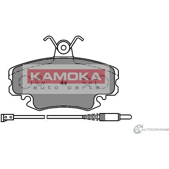 Тормозные колодки, дисковые, комплект KAMOKA 602834 2 1463 JQ1013208 1661665 изображение 0