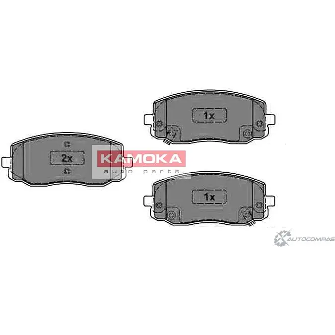 Тормозные колодки, дисковые, комплект KAMOKA ZMWLC FQA QKX6 1661731 JQ1013772 изображение 0