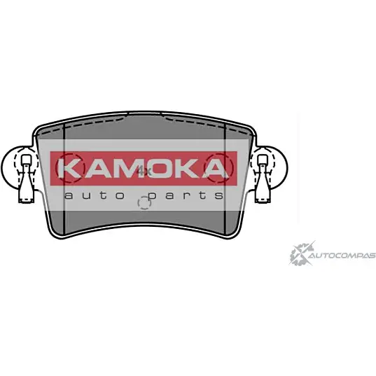Тормозные колодки, дисковые, комплект KAMOKA 1661819 JQ1018372 A TWKQAB RXF0H изображение 0