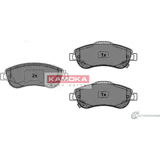 Тормозные колодки, дисковые, комплект KAMOKA 2463 8 24639 JQ1018396 1661821 изображение 0