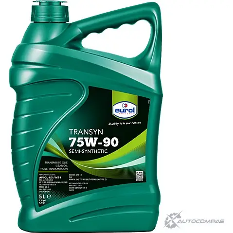 Трансмиссионное масло в мкпп, редуктор синтетическое E1100755L EUROL SAE 75W-90 API GL-4, API GL-5, API MT-1, API GL-3, API GL-4, API GL-5, API TM-1, API GL-3, API GL-4, API GL-5, API TM-1, 5 л EUROL SK ZJCDK E1100755L 2819739
