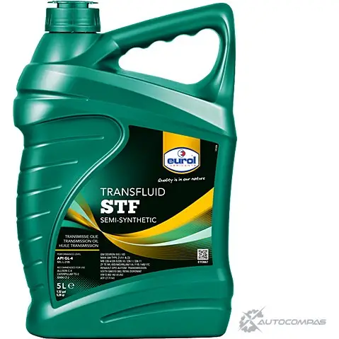 Трансмиссионное масло синтетическое для АКПП TRANSFLUID STF, 5 л EUROL DLA XWL 2820423 E113667 - 5L CYIP4 изображение 0
