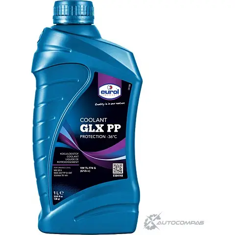 Антифриз фиолетовый long-life Coolant PP -36°C TL-VW 774 G G12++, 1 л EUROL X DIXS7 2820561 E504148 - 1L 99SA2E изображение 0