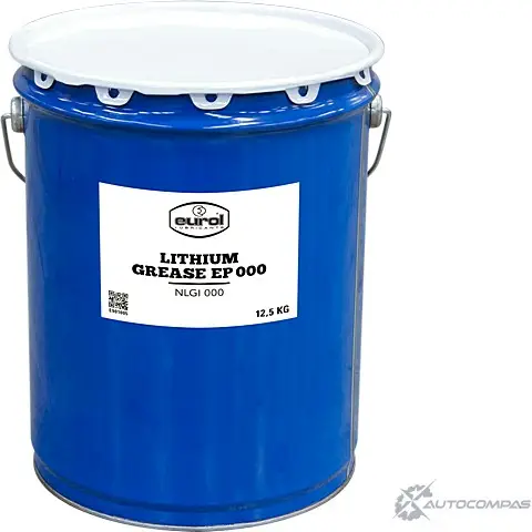 Смазка Lithium grease EP 000, 12.5 кг EUROL YPA2RVR O LQ9O E901005 - 12.5KG 9675636 изображение 0