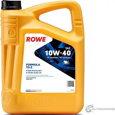 Моторное масло синтетическое для 4-тактных двигателей HIGHTEC FORMULA SAE 10W-40 TS-Z, 1 л ROWE 1436796139 OJSF 7 20049001099