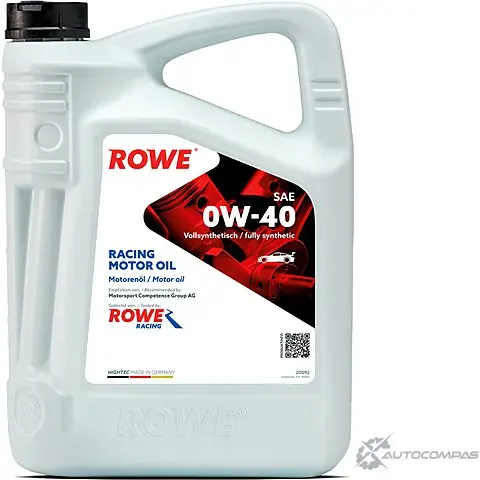 Моторное масло синтетическое HIGHTEC RACING MOTOR OIL SAE 0W-40, 1 л ROWE 20092001099 1436796476 N VQDQLY