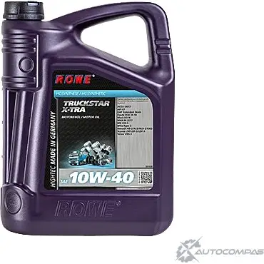 Моторное масло синтетическое HIGHTEC TRUCKSTAR SAE 10W-40 X-TRA, 20 л ROWE JE 2FKC 1436796881 20120020099