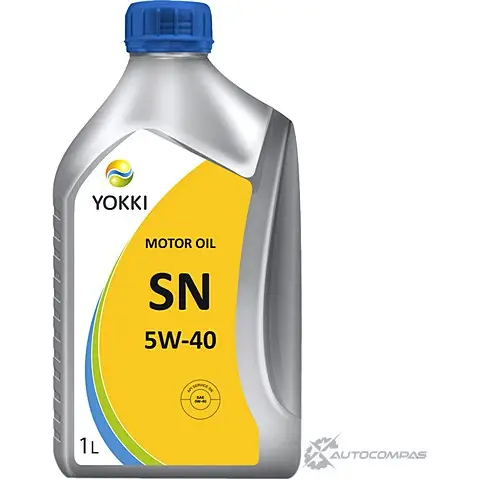 Моторное масло полусинтетическое YOKKI SAE 5W-40, 1 л YOKKI YAE211001P V29T U 1436797066 изображение 0