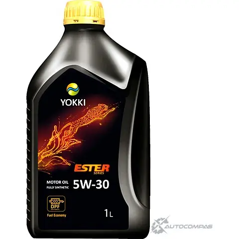 Моторное масло синтетическое YOKKI SAE 5W-30 Ester, 1 л YOKKI 1436797046 YAZ011001P Q0 I7M7 изображение 0