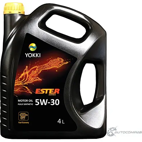 Моторное масло синтетическое YOKKI SAE 5W-30 Ester, 4 л YOKKI 1436797047 YAZ011004P EI 166 изображение 0