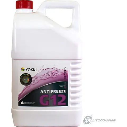 Антифриз готовый, красный -40 YOKKI RED G12, 5 кг YOKKI 1436797140 AS6FPX 5HS 20 YLL200005