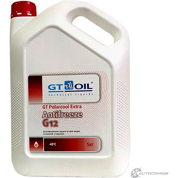 Антифриз GT Polarcool Extra Antifreeze G12, 5 л GT OIL UK1SQ 6AD AKH5 1436797158 1950032214069