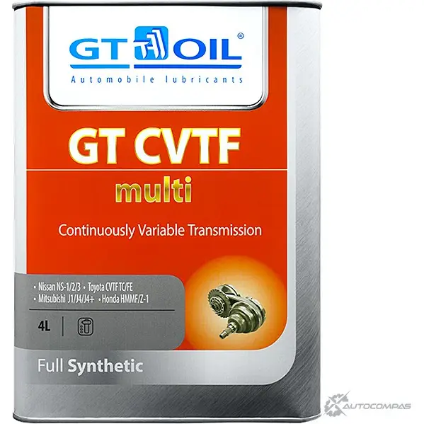 Трансмиссионное масло в вариатор синтетическое 8809059408667 GT OIL, 4 л GT OIL 1436797220 SH7 PT 8809059408667 изображение 0