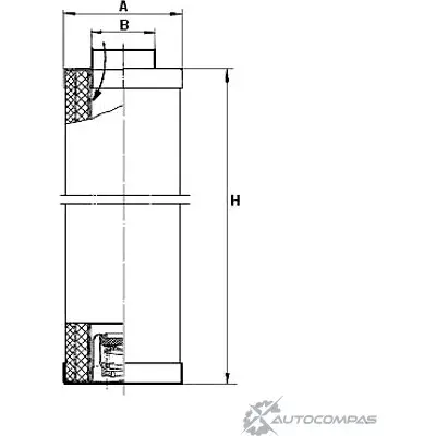 Фильтр, пневмооборудование MANN-FILTER JNS55 49 000 50 741 63761 T 8P79P