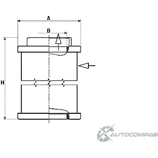 Фильтр, пневмооборудование MANN-FILTER F1LAYOP 49 000 53 661 63775 NP1Y 2