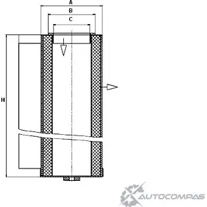 Фильтр, пневмооборудование MANN-FILTER 63782 5XZ3KXL E GL3I 49 000 55 261