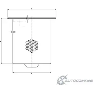 Фильтр, пневмооборудование MANN-FILTER YKH26K 49 003 55 281 I1F SED 63837