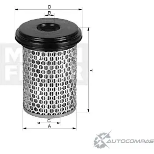 Воздушный фильтр MANN-FILTER 64324 C 20 280 U4W20D O GM6QECF