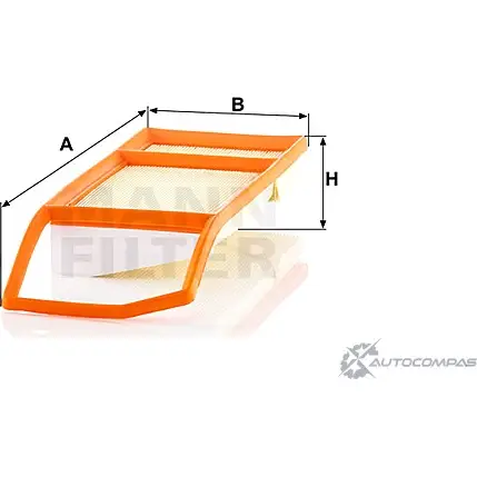 Воздушный фильтр MANN-FILTER H1PER30 C 35 010 TU GT3 1424264031 изображение 1